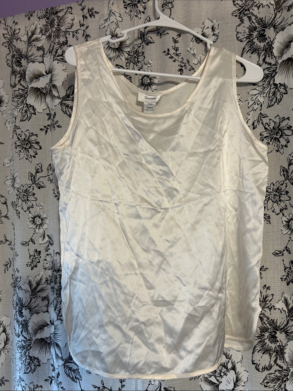 Ivory silk Camisole